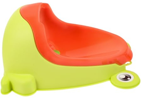POPETPOP Orinal Resistente Forma de Rana para Niños Pequeños Portátil y Apariencia Delicada Urinario Infantil de Pie Diseño para Montar en Pared, Material Pp