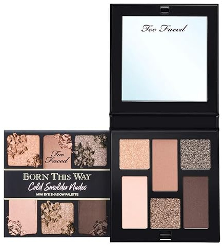 TOO FACED COSMETICS ORIGINAL | Lidschatten-Palette | BORN THIS WAY | by BELLA (COLD SMOLDEN NUDES, 6 Lidschatten | 5,7 g (Packung mit 1))