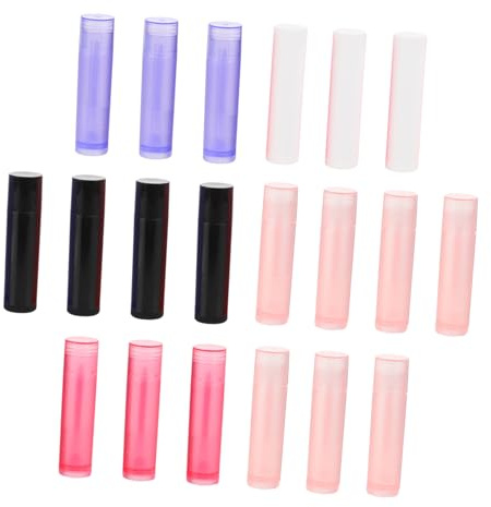 TOPPERFUN 50 Stück Lippenbalsam Behälter Lippenstift Selbstgemacht Tube aus PP Leere Tuben zum Selbermachen 5g Aufbewahrung