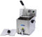 Friteuse 8 L 1 Panier avec robinet Friteuse - 1,5 KG Frites - Professionnelle - Inox - Friteuse 8 litres
