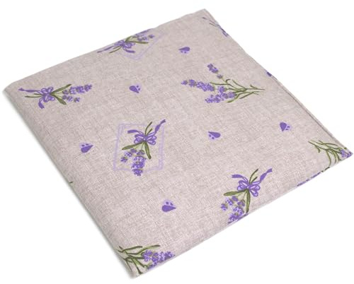 Coussin thermique aux graines d´épeautre biologique 19x19cm champêtre romantique - Petit coussin aux graines utilisable chaud ou froid