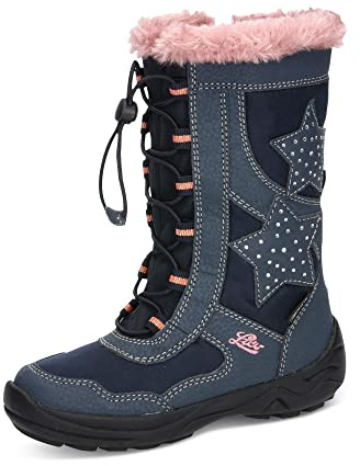 Lico Unisex Kinder Cathrin Schneestiefel, Marine Rosa, 36 EU