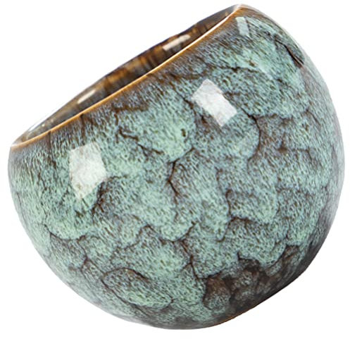 HEMOTON Tasse à Thé en Céramique Kung Fu Tasse de Thé à Café Chinois Poterie Tasses de Thé en Porcelaine Tasse de Thé Asiatique Tasse Japonaise Green