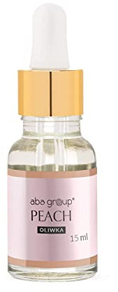 Aba Group Öl Bio Line Peach 15 ml - nagelöl, nagelhautentferner flüssig, cuticle oil, nagelserum, maniküre pflege produkte, vitamin e, nagelöl mit pipette