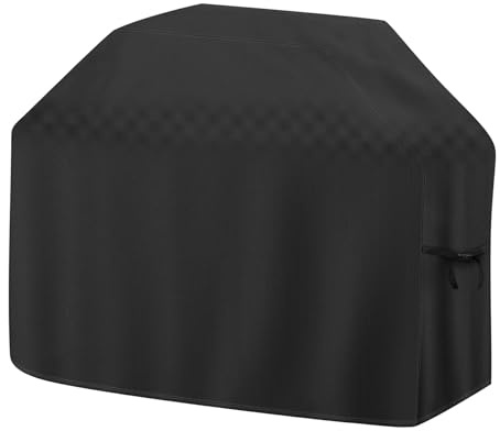 Grillabdeckung Wetterfest 155 x 66 x 112cm für Enders PRO 4 SIK Turbo, Gasgrillabdeckung mit verstellbaren Riemen für Weber Genesis E310, E315, E320, E330, E335, E340