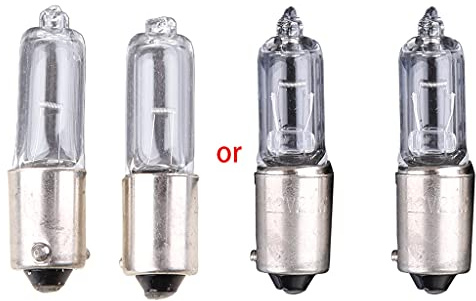 Osdhezcn 2 x BAY9S H21W Halogen-Leuchtmittel, Rückfahrscheinwerfer, Auto-Kuppel, Seitenmarkierungsleuchte, Blinker, 12 V, 1,9 A, 250 lm, 60 Watt, klar