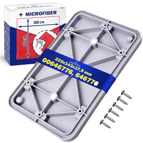Wartungssatz Trockner Wartungsklappe Wärmepumpentrockner 00646776 für Bosch | 223x143x17,5 mm mit einer Dichtung 6 Schrauben - Kit Enthält ein Microfasertuch - Garantie 10 Jahre - MONTERAL