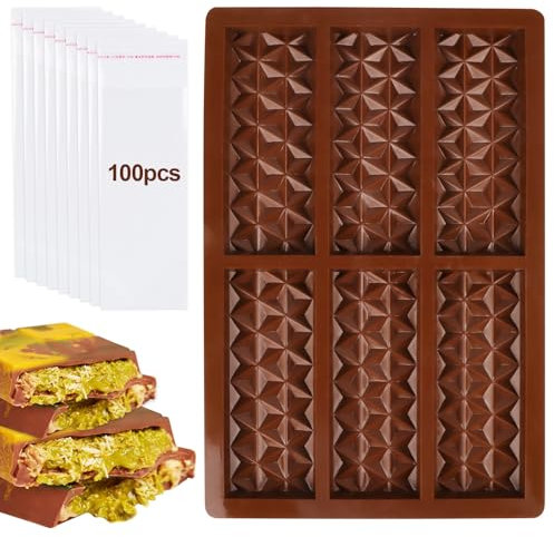 Silicone Chocolate Mould, Deep Baking Moulds for Chocolate Praline Sweets, DIY Silicone Mould