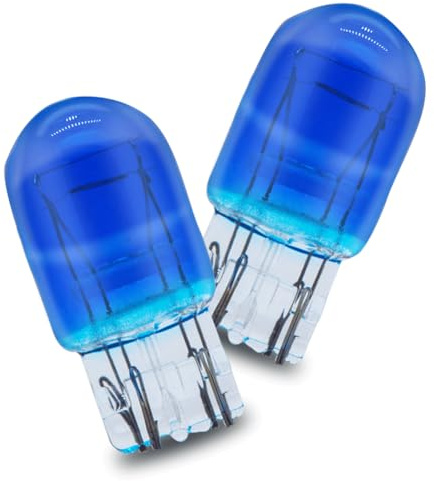 SOFOC-T20 7440 W21W Für Bremslichter Stopplichter Rückfahrlichter Tagfahrlichter Blinkerleuchten 12V 21W Eisblau 2 Stück