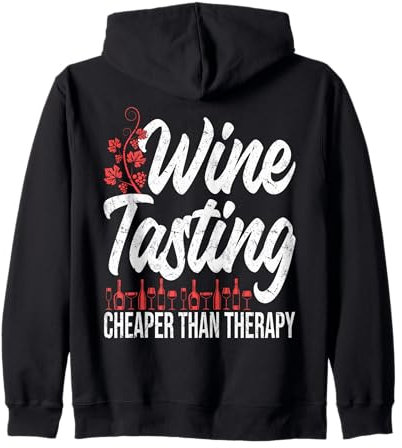 Verre à vin design dégustation de vin rouge amateur de vin Sweat à Capuche