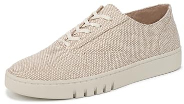 Vionic Callie Oxford Shoes Natural Linen Canvas 8.5 M