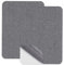 4 Pcs Canvas Repair Patch Grey, 11 X 8inch Self-Adhesive Fabric Repair Patches Waterproof Repair Patches for Car Seats Sofas Curtain Tents Furniture Awnings