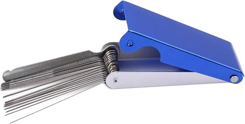 Blue Needle File Set -Guitar Nut Slotting File Saw Rods Slot Filing Set -Needle File Set Replacement Tools -Luthier Replacement Tools Tip Cleaner Files