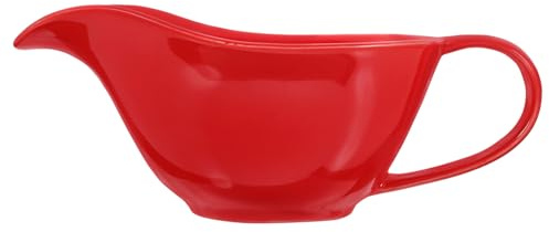 TOYANDONA Saucière Céramique avec Anse Ergonomique Pichet à Sauce et Lait pour Table Capacité Facile à Nettoyer pour Steak et Repas Européens