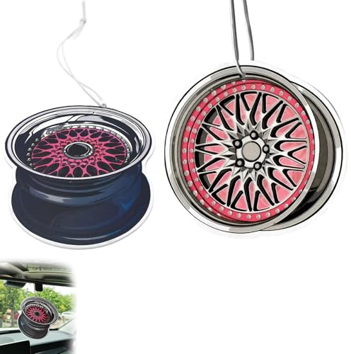 Désodorisant de voiture original, 2 pièces, parfum durable, design unique, idéal pour voiture, bureau et maison, rafraîchissant et agréable