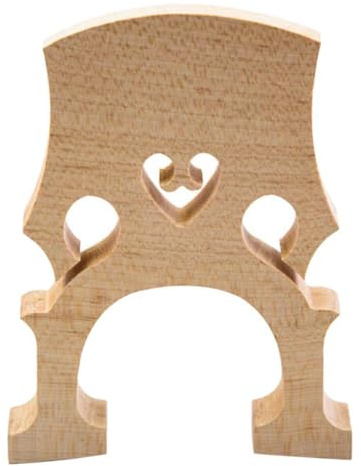 QUXVUIS Geregelter Kontrabass Steg aus Ahorn mit hochwertigen Verbesserungen, speziell für alle Kontrabassisten entwickelt. Ein Meisterwerk der Handwerkskunst. Material: Ahorn,