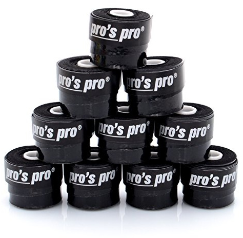 Pro's Pro Super Tacky Plus Griffband,Farbe Schwarz, 10 Stück