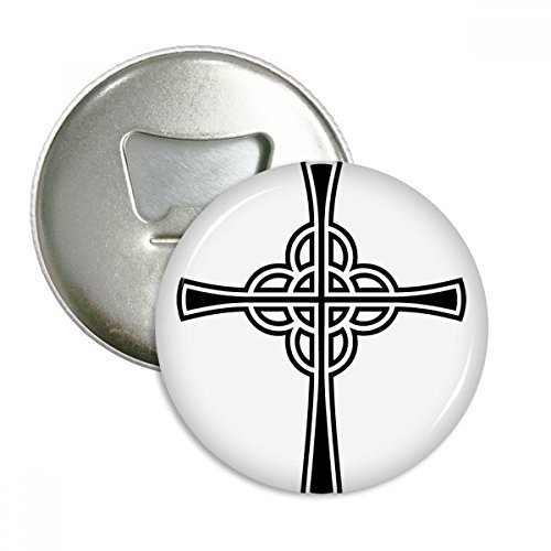 Religion Christentum Heiligen Belief Kreuz rund Flaschenöffner Kühlschrank Magnet Pins Badge Button Geschenk 3