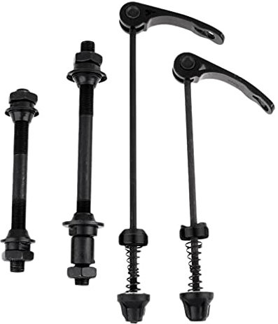 CUTICATE Schnellspanner Hinterrad Vorderrad Fahrrad vorne und hinten Achse Schnellspannset