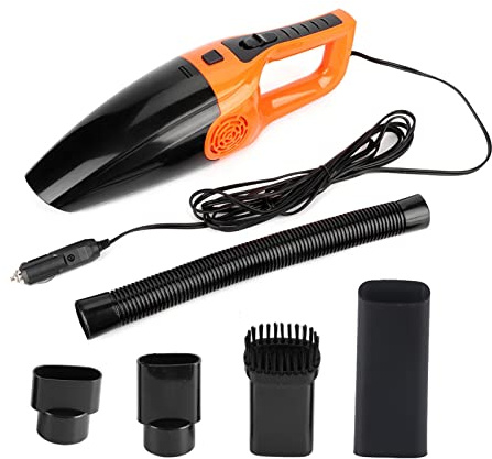 Aspirateur de Voiture, aspirateur de Voiture 12V 3600pa(Orange)