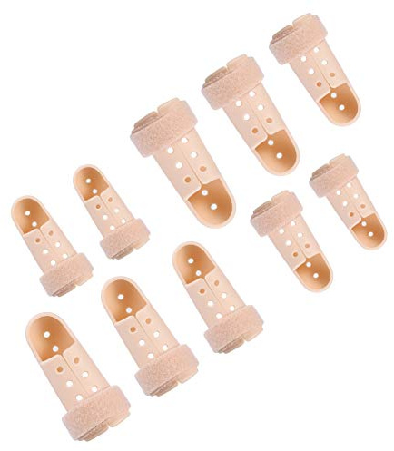SUSSURRO 10 Stücke Fingerschutz Finger Extension Splint Hammer | Finger Schutz Finger Schiene Klammer Kunststoff Fingerschiene Finger Verlängerungsschiene Basketball Finger Gelenkschutz