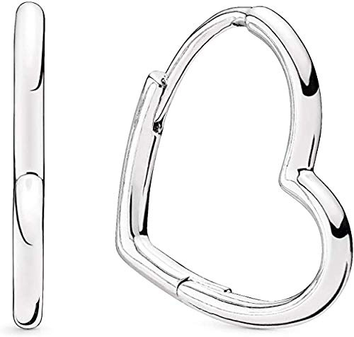 Pandora Orecchini Cuore in Argento 298307C00