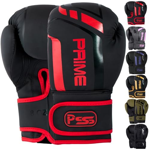PSS PU Matt Leather Kids Boxing Gloves 4oz, 6oz, 8oz Punching bag MMA Muay Thai for Fighting, Aggressive & Kickboxing junior Sparring junior Training Gloves 1025