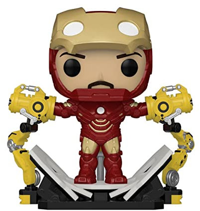 MARVEL COMICS POP IRON MAN 2 IRON MAN MKIV W/GANTRY PX GID DLX VIN FIG