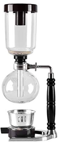 Lybring Siphon Kaffeemaschine, Handheld Kaffeefilter Kit, Hitzebeständige Vakuum Glas Kaffeemaschine Maschine
