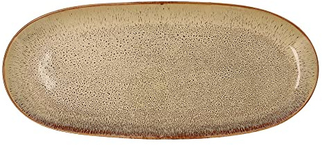 Bidasoa Plato Ikonic Cerámica Marrón (36 x 16 cm) (Pack 2X)