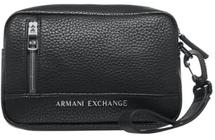 Armani Exchange Funda de belleza para hombre, color negro, Negro, Einheitsgröße