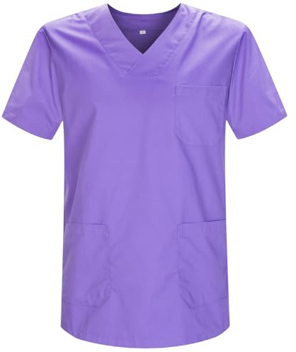 MISEMIYA Unisex-Kasack für Medizin, Krankenschwestern, Uniform, Reinigung, Arbeit, Ästhetik, Zahnarzt, Tierärzt, Gastronomie - 817