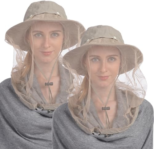 USHAKE Unisex Sonnenhut Head Net Hat with Hidden Mesh