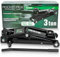 Cric Hydraulique 3 Tonnes Voiture et Camion – Hauteur de Levage 135-380mm, Cric 3T avec Commande Ergonomique, Idéal pour Réparation et Entretien de Véhicules