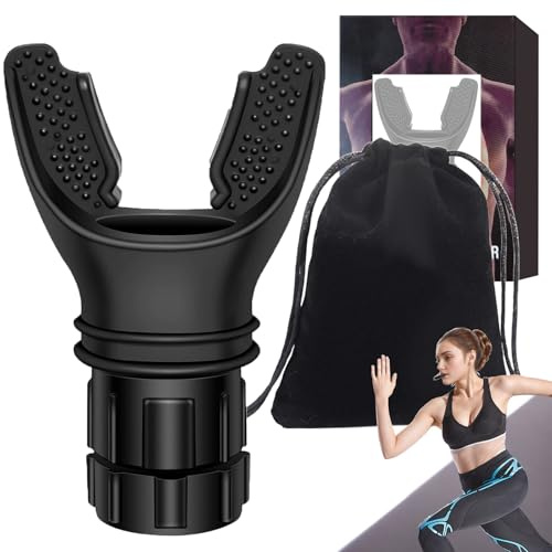 Oxyfit Atemtrainer, verstellbarer Widerstand für Atemmuskeltraining, Oxyfit™ Lungentrainer, reduziert Atemnot, tragbarer Muskeltrainer