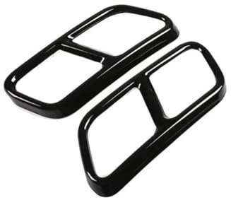 DHUSMQ Black Car Tail Muffler Exhaust Pipe Output Cover Trim, for Mercedes Benz S Class W221 W222 W251 X166