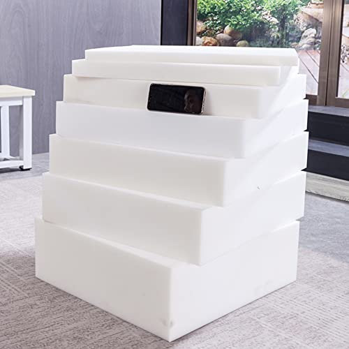 Hochdichte Polsterschaum-Polsterung für quadratisches, rechteckiges Sofa, Bank, Stuhl, Sitzpolster, Ersatz-Schaumstoffkissen für Bettmatratze, hochdichte Schaumstoffpolsterung