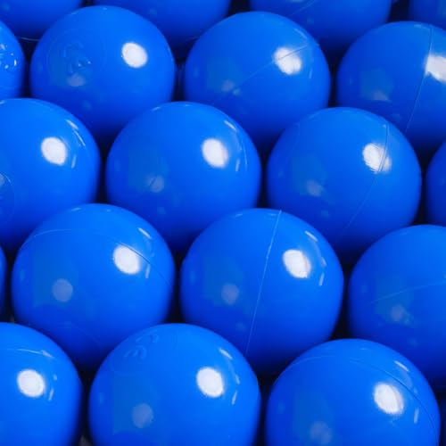 MISIOO 200 x bollar för bollbad – säker – giftfri och okrossbar – perfekt som babyleksak och leksak från 1 år – kul för barn i bollbadet