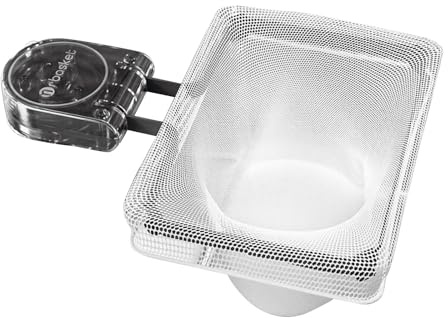 Abflusssieb für Spülbecken mit Saugnapf, 2 in 1 sink strainer und Lappenaufbewahrungsregal mit 200 Mesh Bag, Faltbar Spülbeckensieb für Küchenabfälle, Teefilter, Gemüse (Grau)
