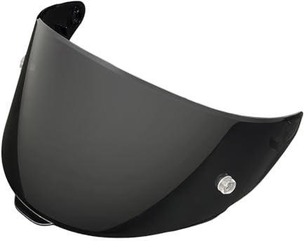 KWTN Motociclo Visiera Protettiva TTC TT-Course for Casco KYT Accessori for (Oro - for Il Giorno)(Deep Black-for Day)