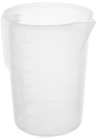 DOITOOL Jarra Medidora de Aceite Grande con Escala Precisa Dispensador Multipropósito para Líquidos y Aceite Vaso Graduado para Uso Doméstico y Automotriz