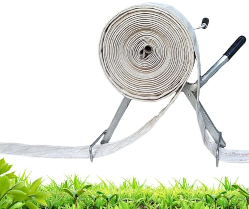 Yiohejy Carrete de Manguera Plegable - Soporte Plegable Resistente Antideslizante de Pie - Almacenador de Manguera para Exterior - para Jardín Trasero Cochera Taller Grifo Exterior Piscina