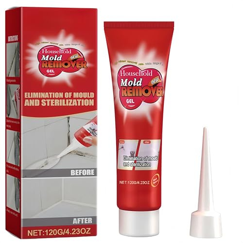 Gel Antimuffa, Gel Estremo, Potente Rimuovi Muffa Nera, Gel Domestico per la Pulizia della Muffa in Bagno, Cucina e Lavatrice (1Pezzo)