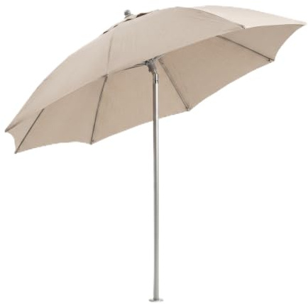 Lemag srl mag Ombrellone da Giardino e Spiaggia Ø 240 cm con Snodo Inclinabile e Protezione UV – Palo in Alluminio Ø 32 mm e Stecche in Fibra di Vetro – 16 Stecche con Sacca Inclusa | Made in Italy
