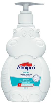 almipro Syndet Baby Hair and Body Wash with Oatmeal and Aloe Vera. 400 gr. - 14 Oz.