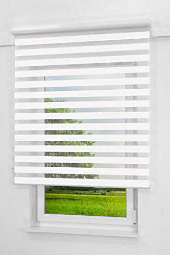 LYSEL Outlet Doppelrollo Kassette Weiß, (B x H) 50cm x 175cm in weiß