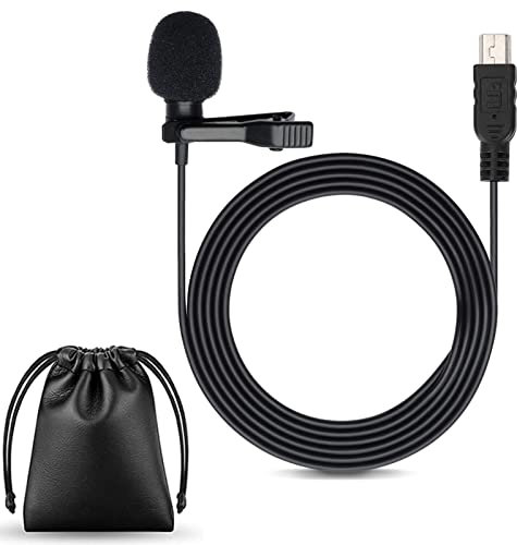 VBESTLIFE Microphonepour GoproUSB Microphone, Mini-Micro Portable Micro Lavalier Lapel Microphone pour 3/3+ / 4 Caméras.