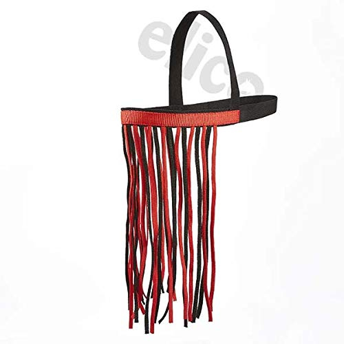 Elico Elasticated Fly Fringe in 2 colours-FRIFLY21, Navy/Royal, Pony