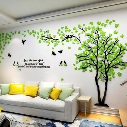 Wandtattoo Baum 3D DIY Wall Stickers Wandaufkleber Wandtattoo Wohnzimmer Schlafzimmer Family Wandsticker für Treppen Halle