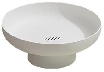 Verve Jelly Fruit Bowls, 26 X 26 X 11.5 CM, Fruit Dish Multifunctional Storage Tray, Decorative Fruits Basket Stand, Non-Slip Surface, High Rim, Waiter Tray for Café, Bar, Restaurant